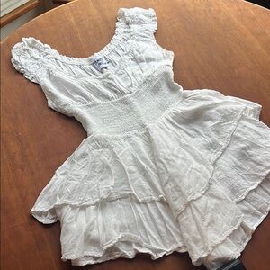 White Princess Polly Romper Size 6